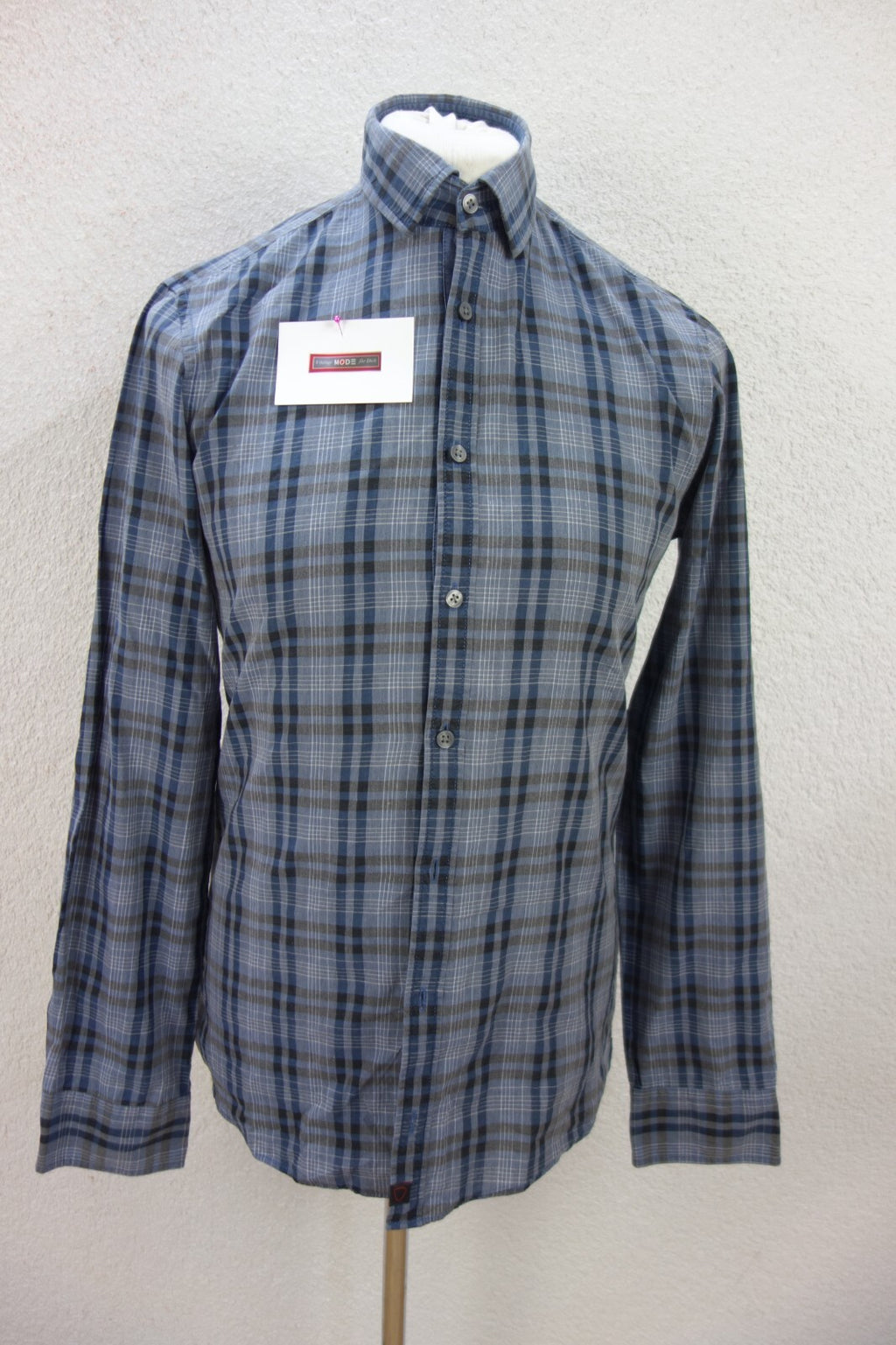 EK0477 Herren Hemd von Strellson, kariert, Gr. S0