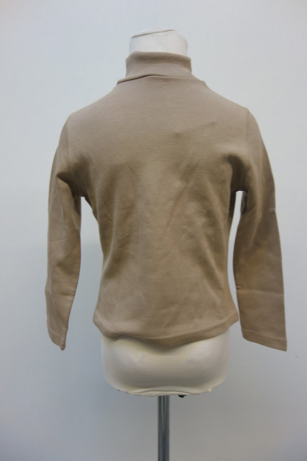 EK2789 Mädchen Langarmshirt von Calvin Klein, beigebraun, Gr. 64