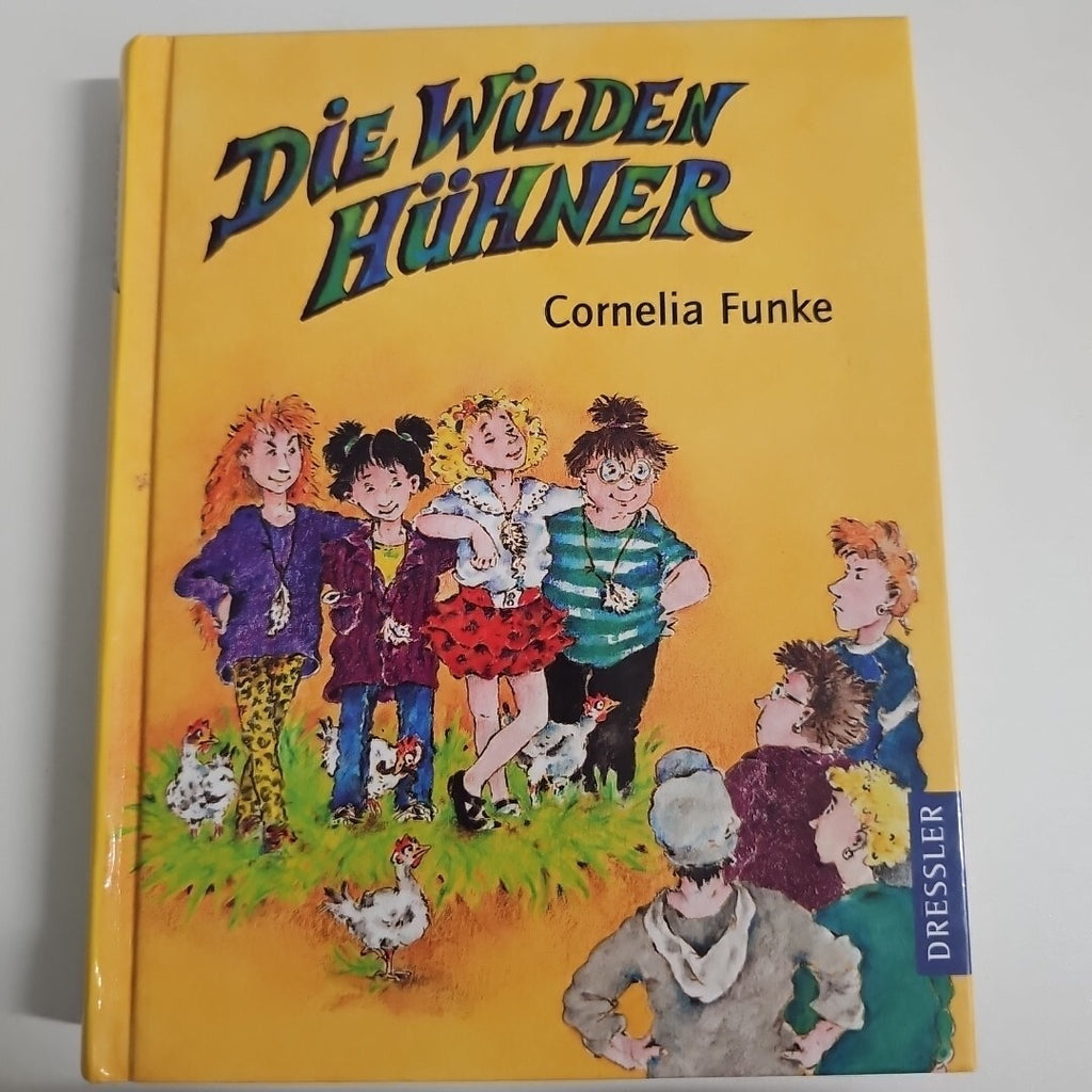 EB1440 Die wilden Hühner von Cornelia Funke (1993, Gebundene Ausgabe)0