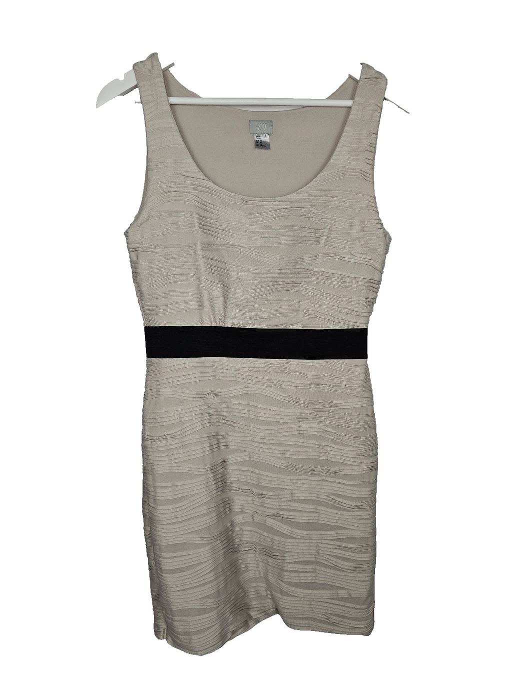 EK7323 Damen Kleid von H&M, beige, Gr.400