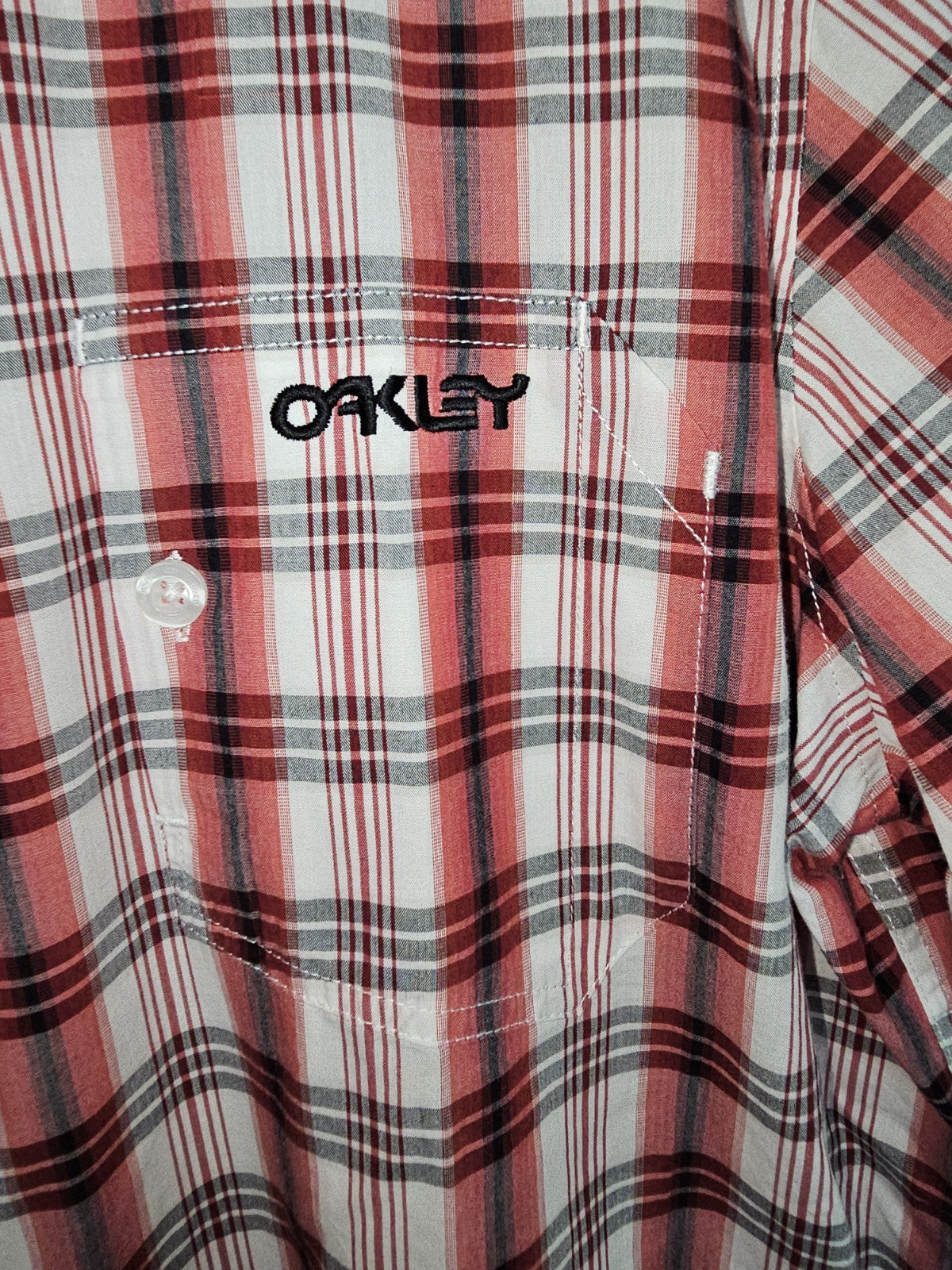 EK4940 Herren Hemd von Oakley, rot, Gr.L1