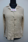 EK1097 Damen Bluse von M-Line, beige, Gr. 30