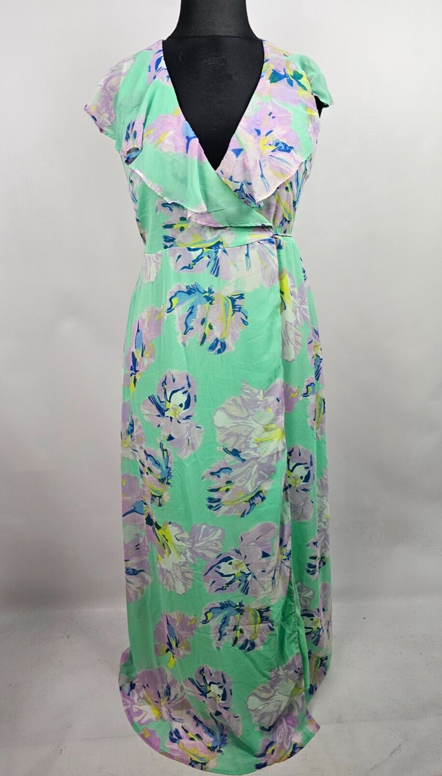 EK5433 Damen Kleid von Vero Moda, grün mit Blumen, Gr. M0