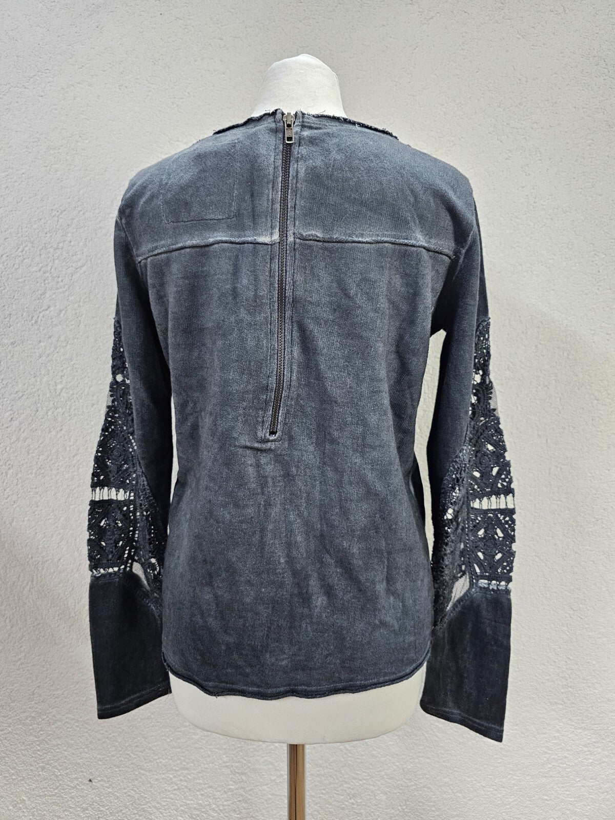 EK1462 Damen Pullover von Object, blau-grau, Gr.S4