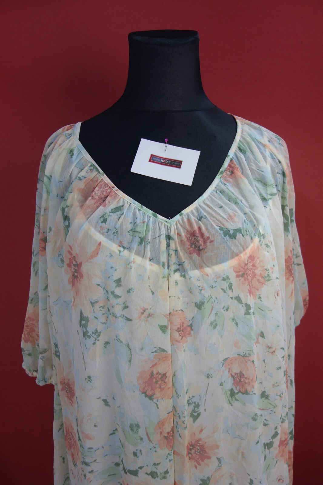 EK2509 Damen Kleid von H&M, geblümt, Gr. L1