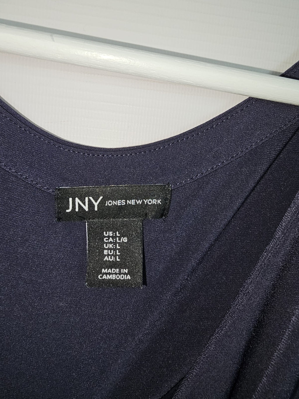 EK7765 Damen Bluse von Jny, Blau, Gr.L2