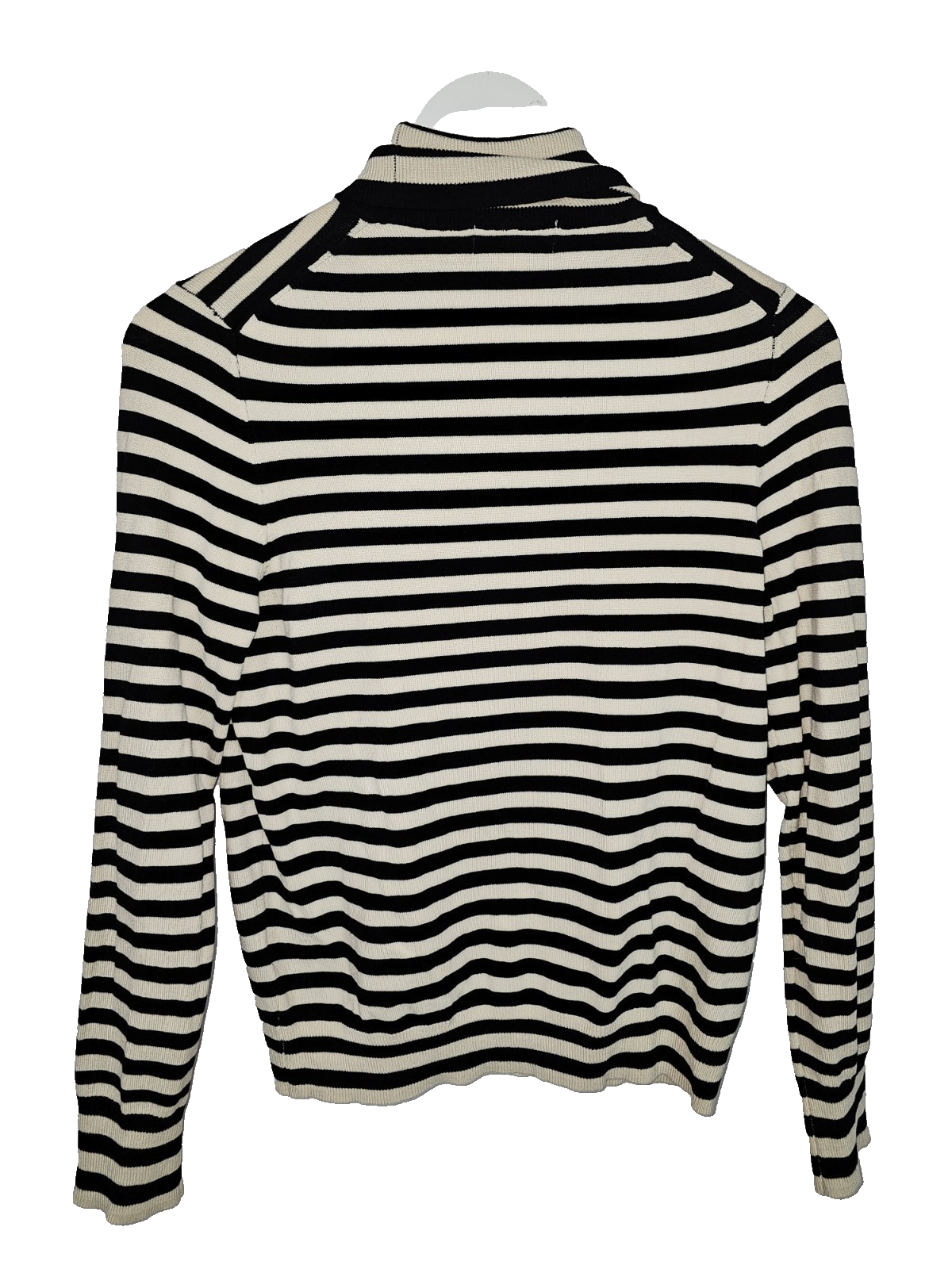 EK7450 Damen Langarmshirt von H&M, schwarz-beige, Gr.M2