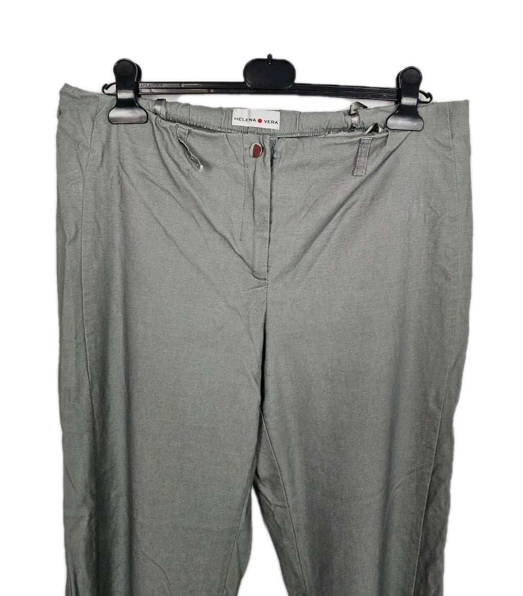 EK9498 Damen Stoffhose von Helena Vera, Grau, Gr. 231
