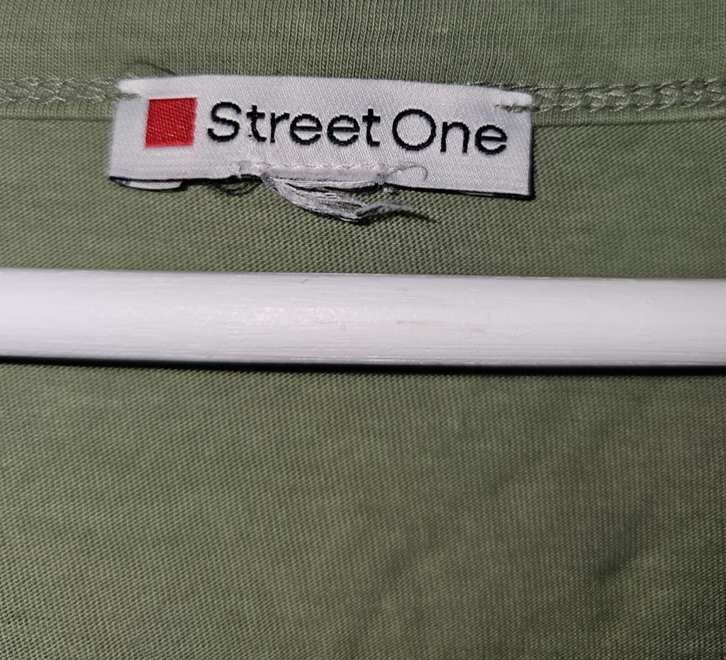 EK7308 Damen Langarmshirt von Street One, grün, Gr.401