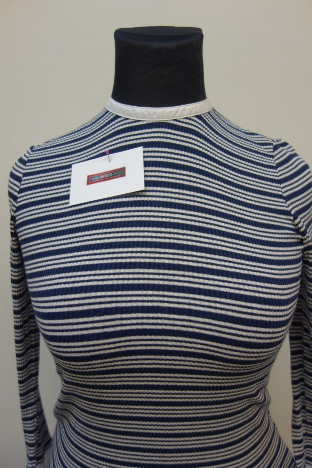 EK3613 Damen Langarmshirt von Esprit, blau/weiß gestreift, Gr. S1