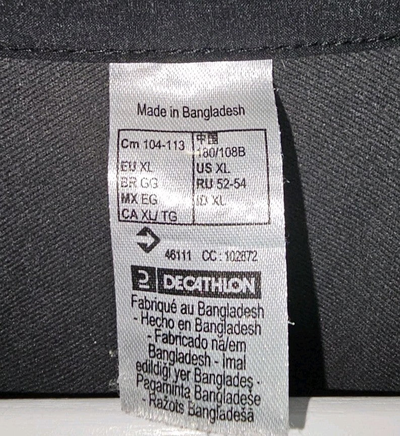 EK4040 Herren Weste von Quechua, schwarz, Gr.XL3