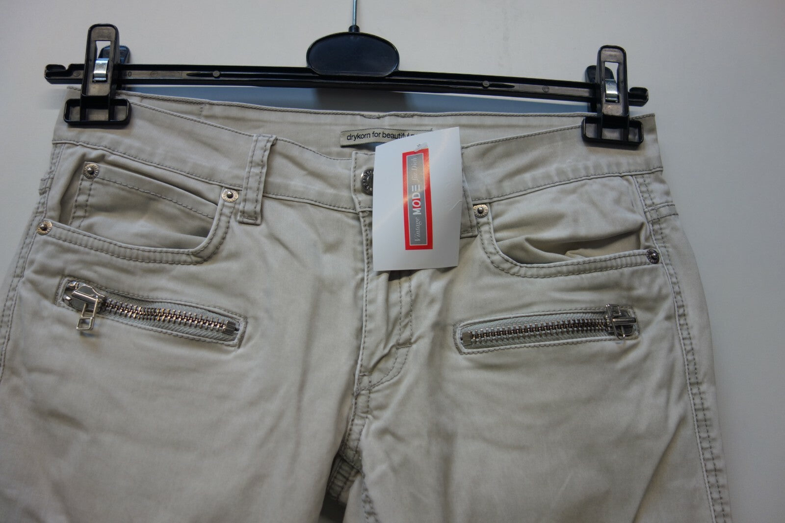 EK1629 Damen Hose von Drykorn, beige, Gr. 28/341