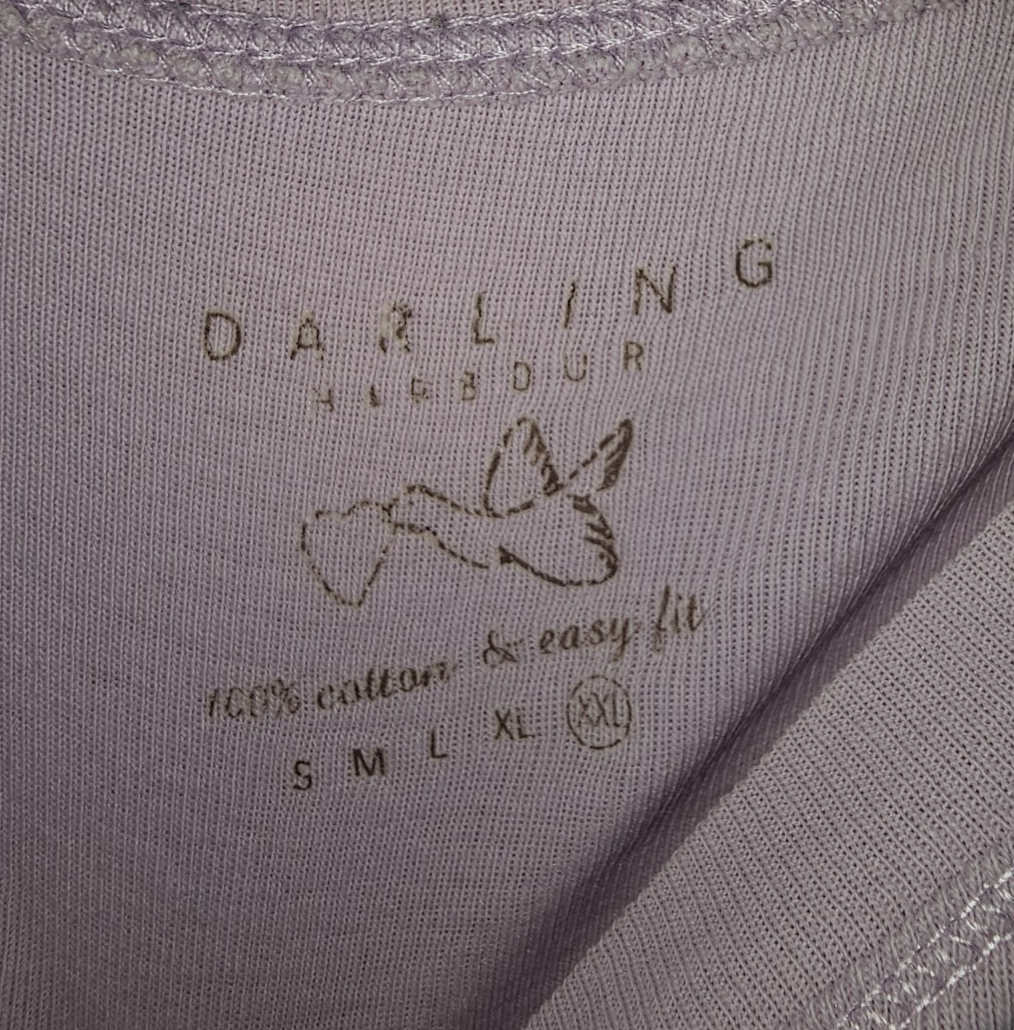 EK7781 Damen T-Shirt von Darling Hirbour, lila, Gr.XXL2