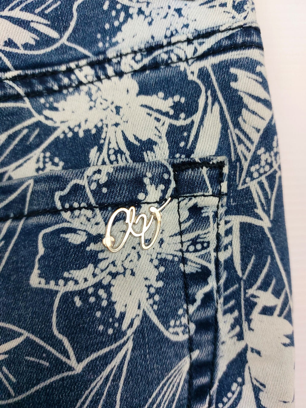 EK3319 Damen Jeans von Amy Vermont, blau/weiß, Gr. 367