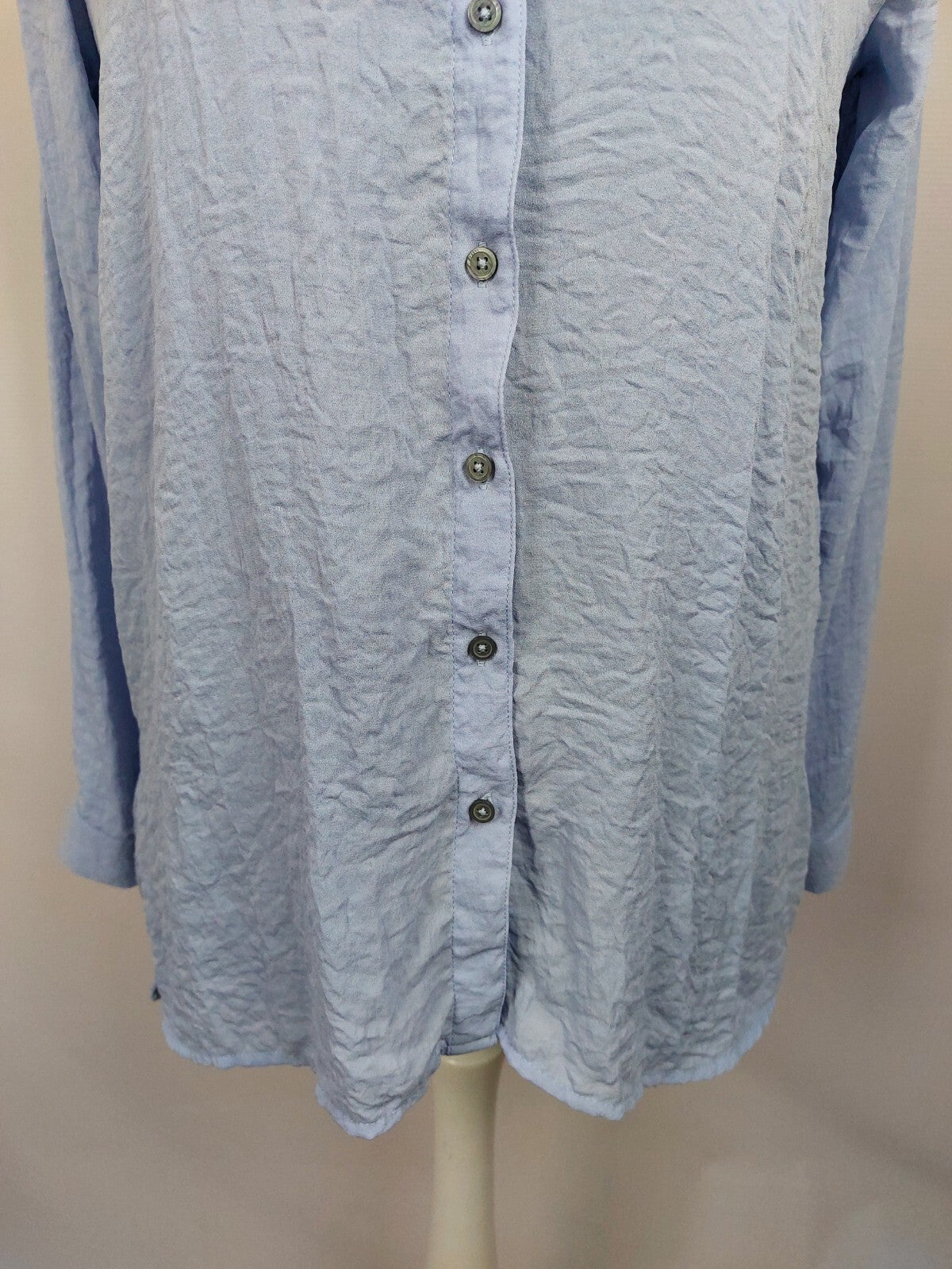 EK5056 Damen Bluse von Up Fashion, blau, Gr.402