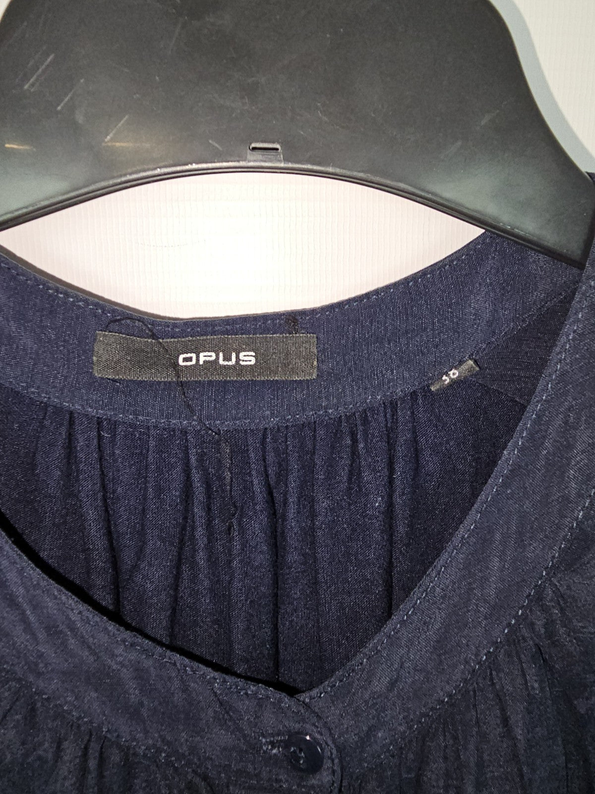 EK7289 Damen Bluse von Opus, Dunkelblau, Gr. 382