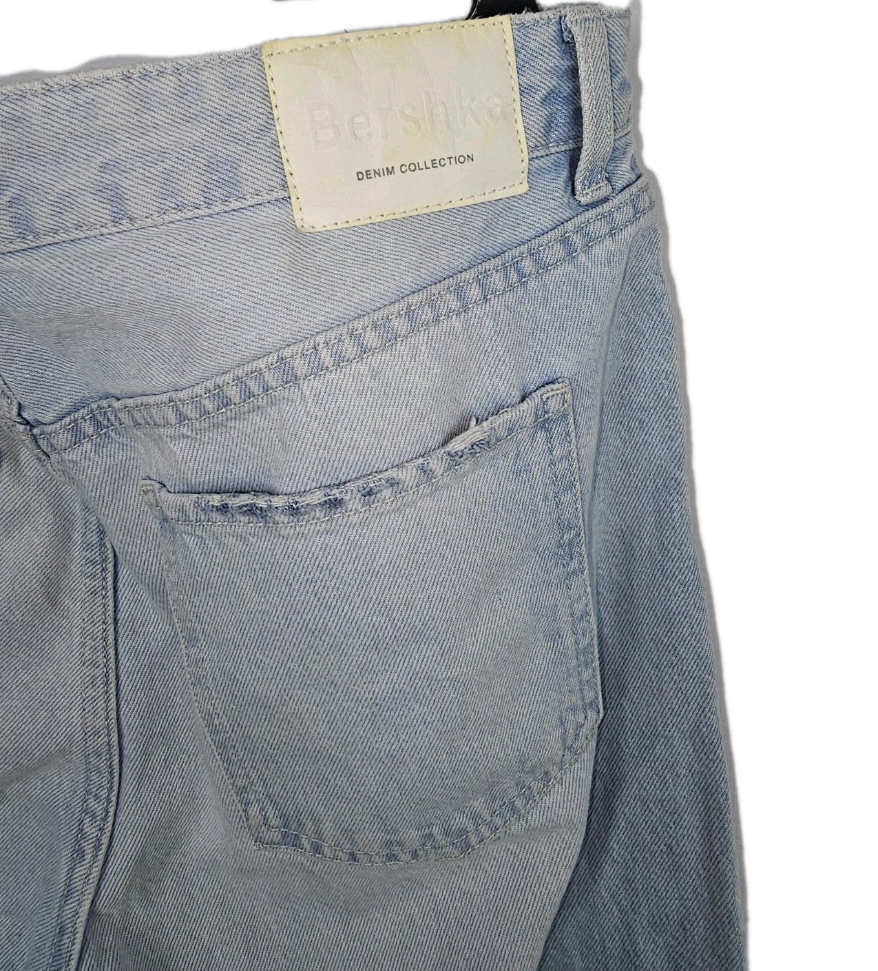 EK8098 Damen Jeans von Bershka, hellblau, Gr.383