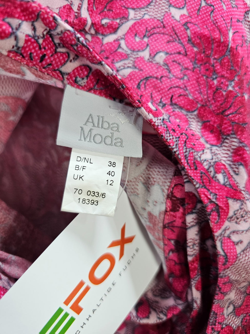 EK5900 Damen Bluse von Alba Moda, pink, Gr. 386
