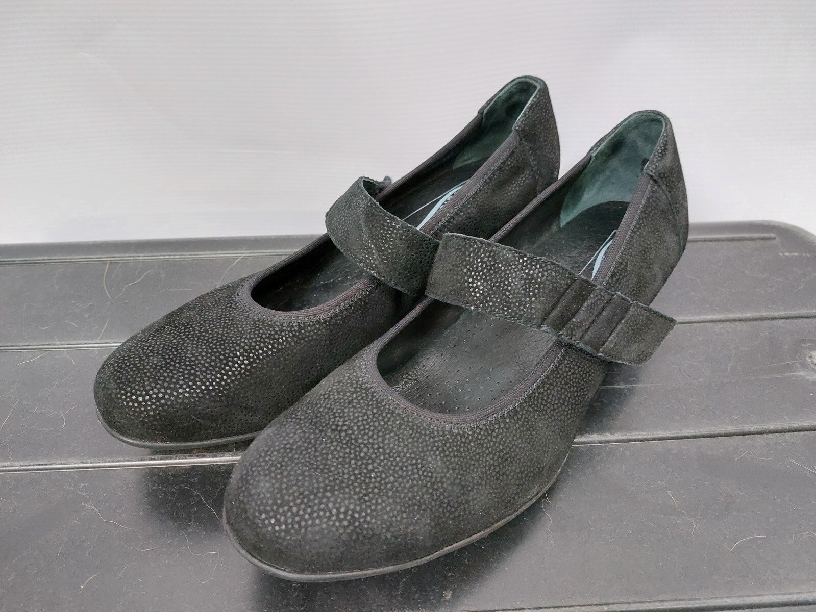 ES0173 flache Pumps von Medicus, schwarz, Gr. 6,50