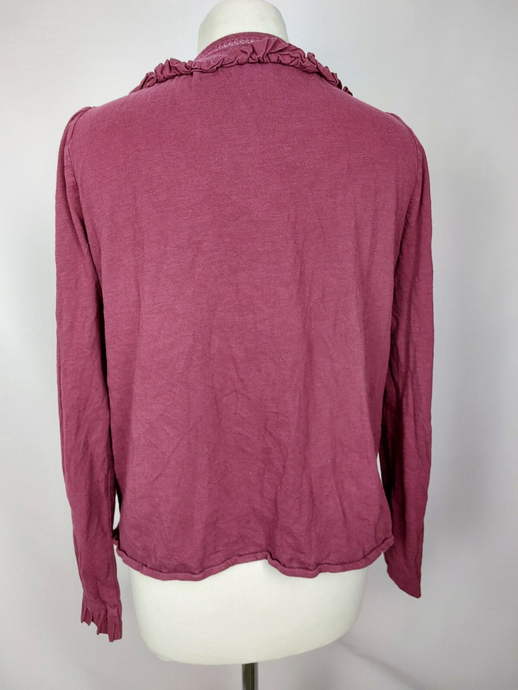 EK4828 Damen Langarm Shirt Oberteil von Boden, bordeaux, Gr. M3