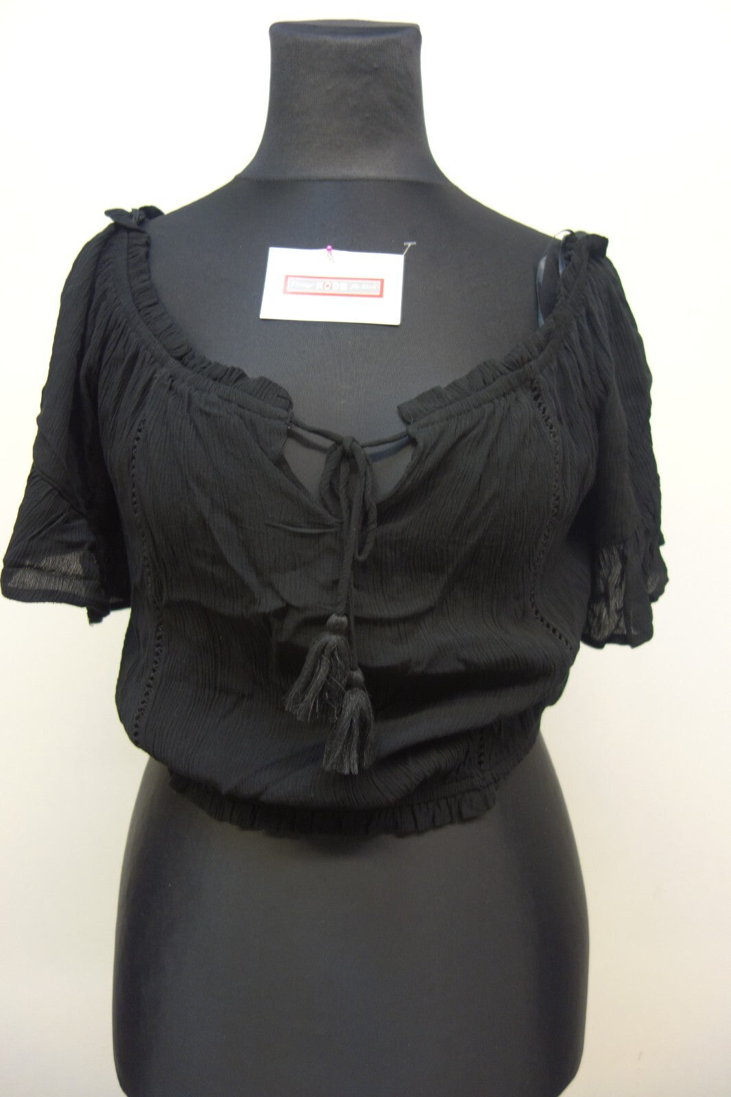 EK3577 Damen Shirt von Tally Weijl, schwarz, Gr. XL0
