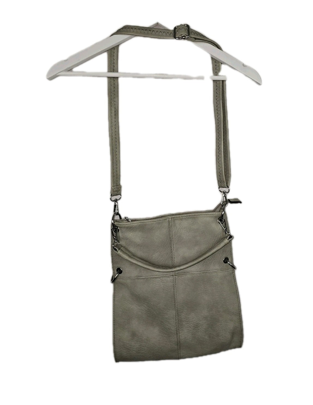 EK9942 Damen Tasche, beige, Mittelgroße Umhängetasche3