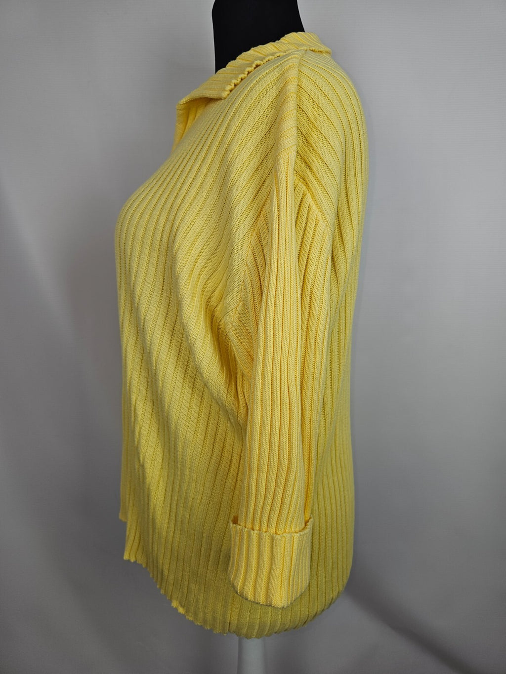 EK6492 Damen Pullover, gelb, Gr.XL1