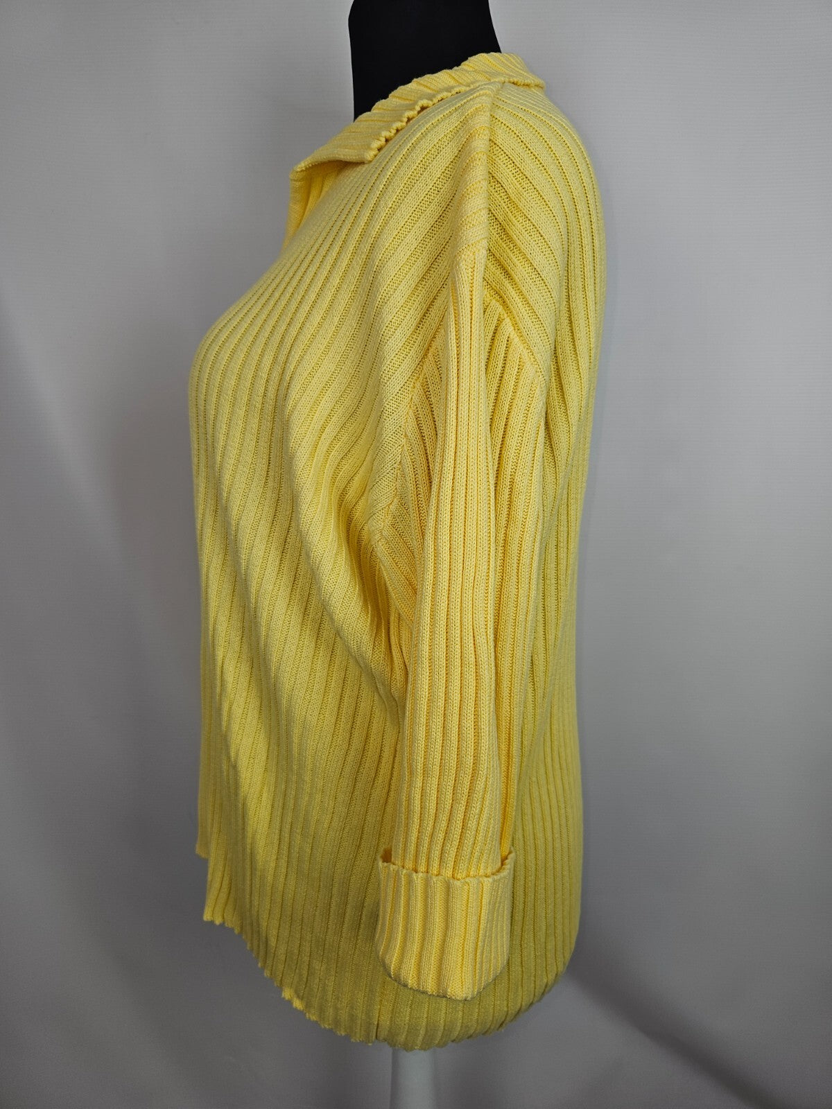 EK6492 Damen Pullover, gelb, Gr.XL1