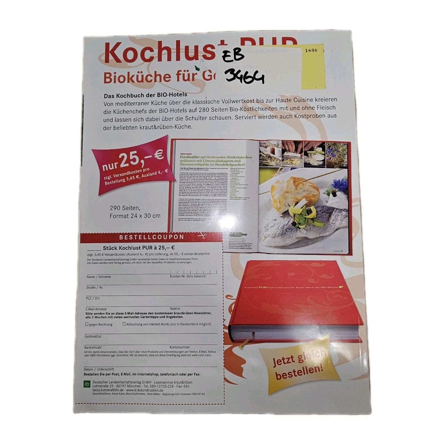EB3564 Kraut und Rüben, 08/2008, biologisches Gärtnern und naturgemäßes Leben 1