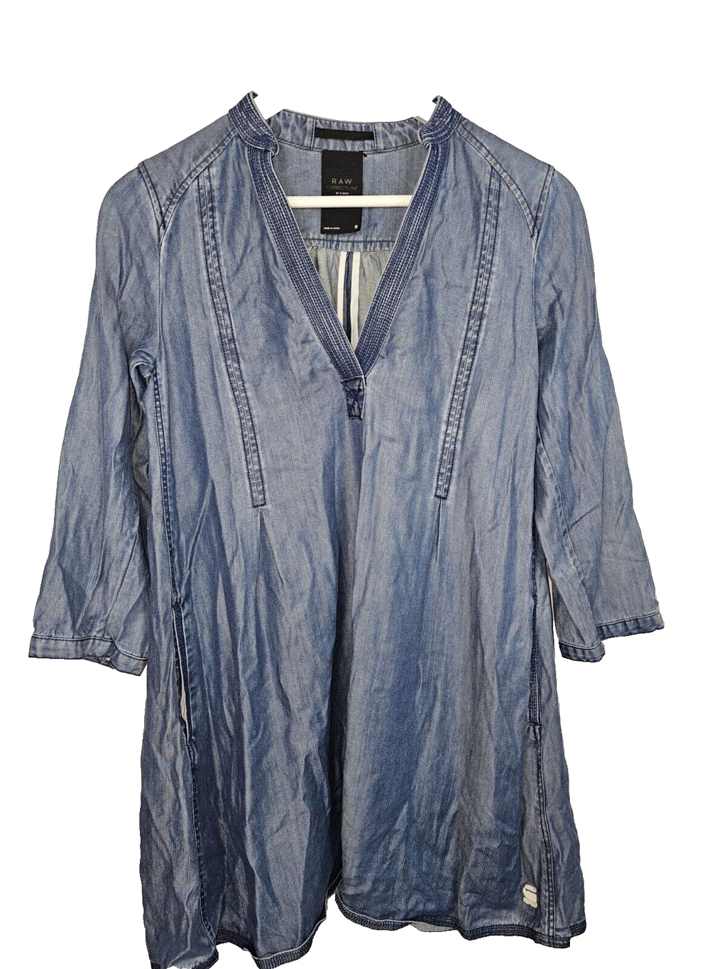 EK6761 Damen Blusenkleid von RAW, Blau, Gr.S0