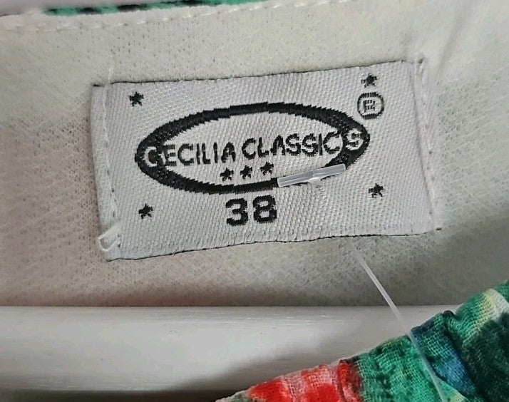 EK9544 Damen Kleid Cecilia Classics Gr.38 Grün1