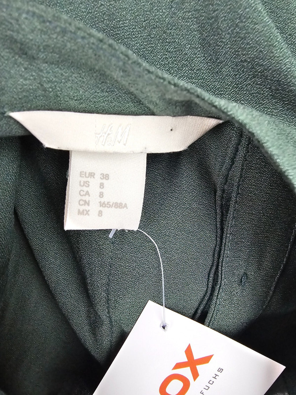 EK5620 Damen Bluse von H&M, grün, Gr. 385