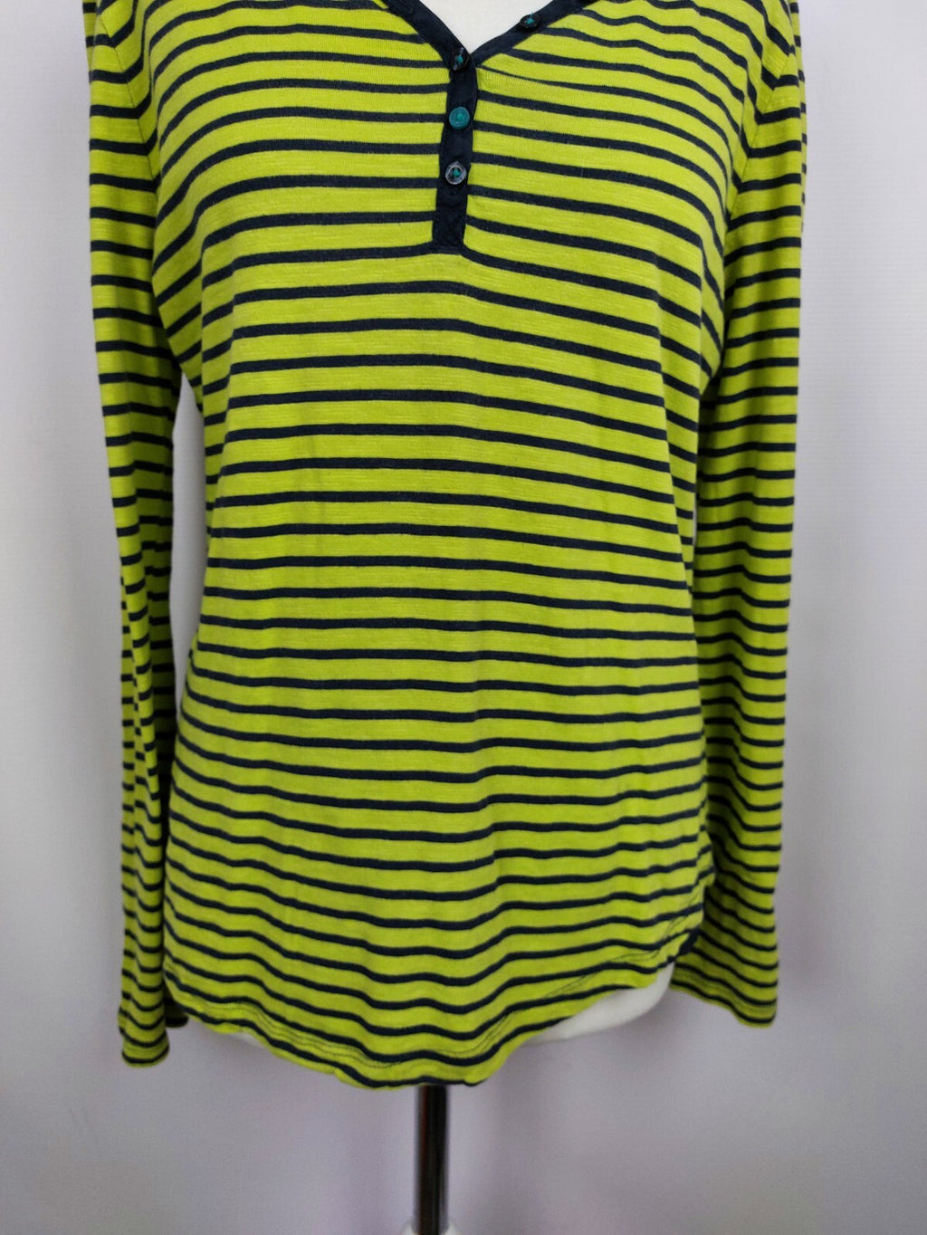 EK2641 Damen Langarm Shirt von s.Oliver, grün/dunkelblau, Gr. M2