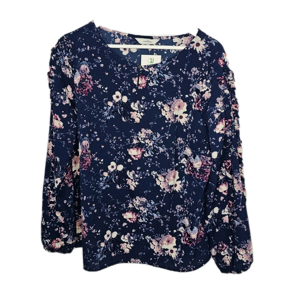 EK9032 Damen Bluse von Tchibo, Dunkelblau, Gr. 440