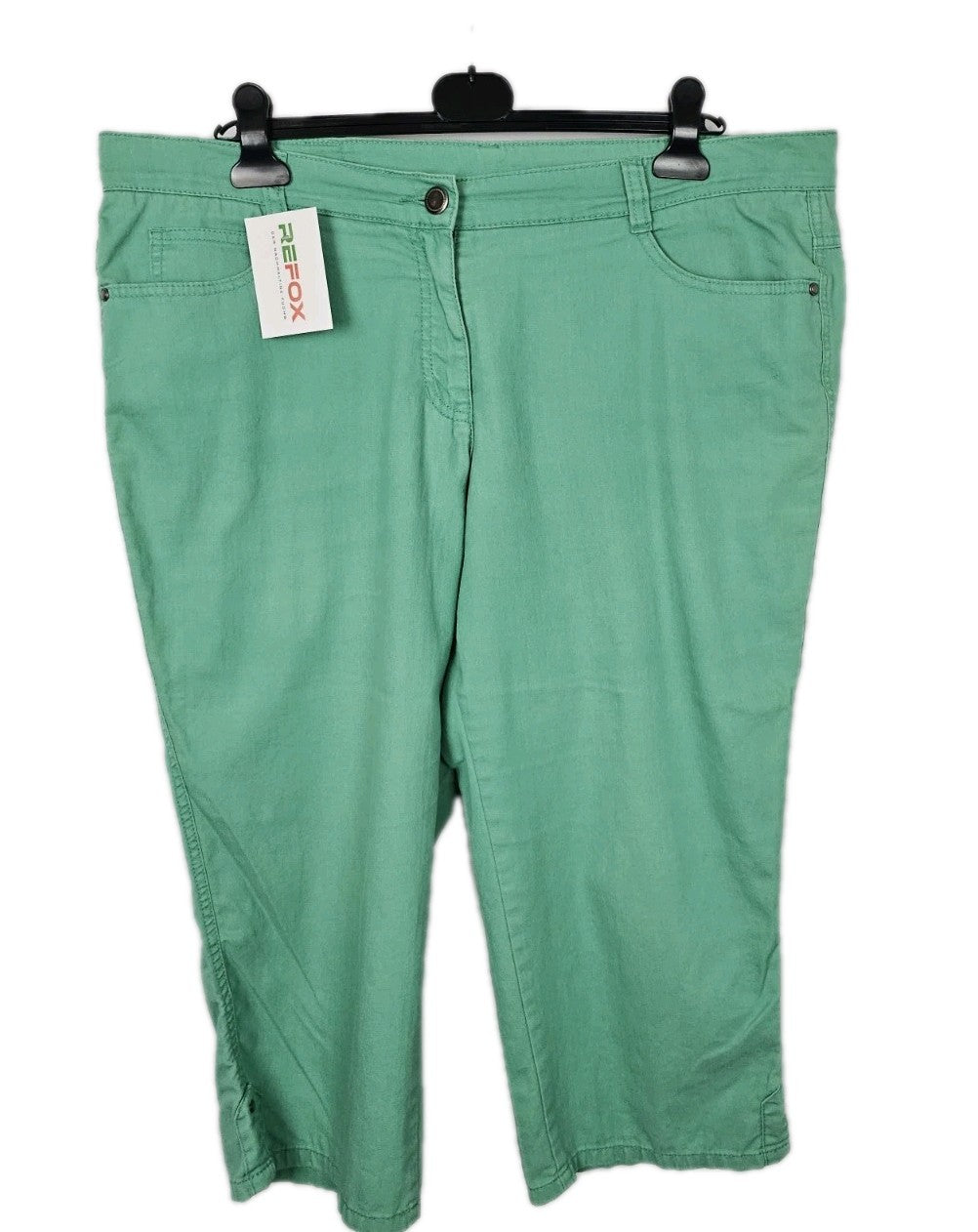 EK6121 Damen capri Jeans von Lebek, Grün, Gr. 480