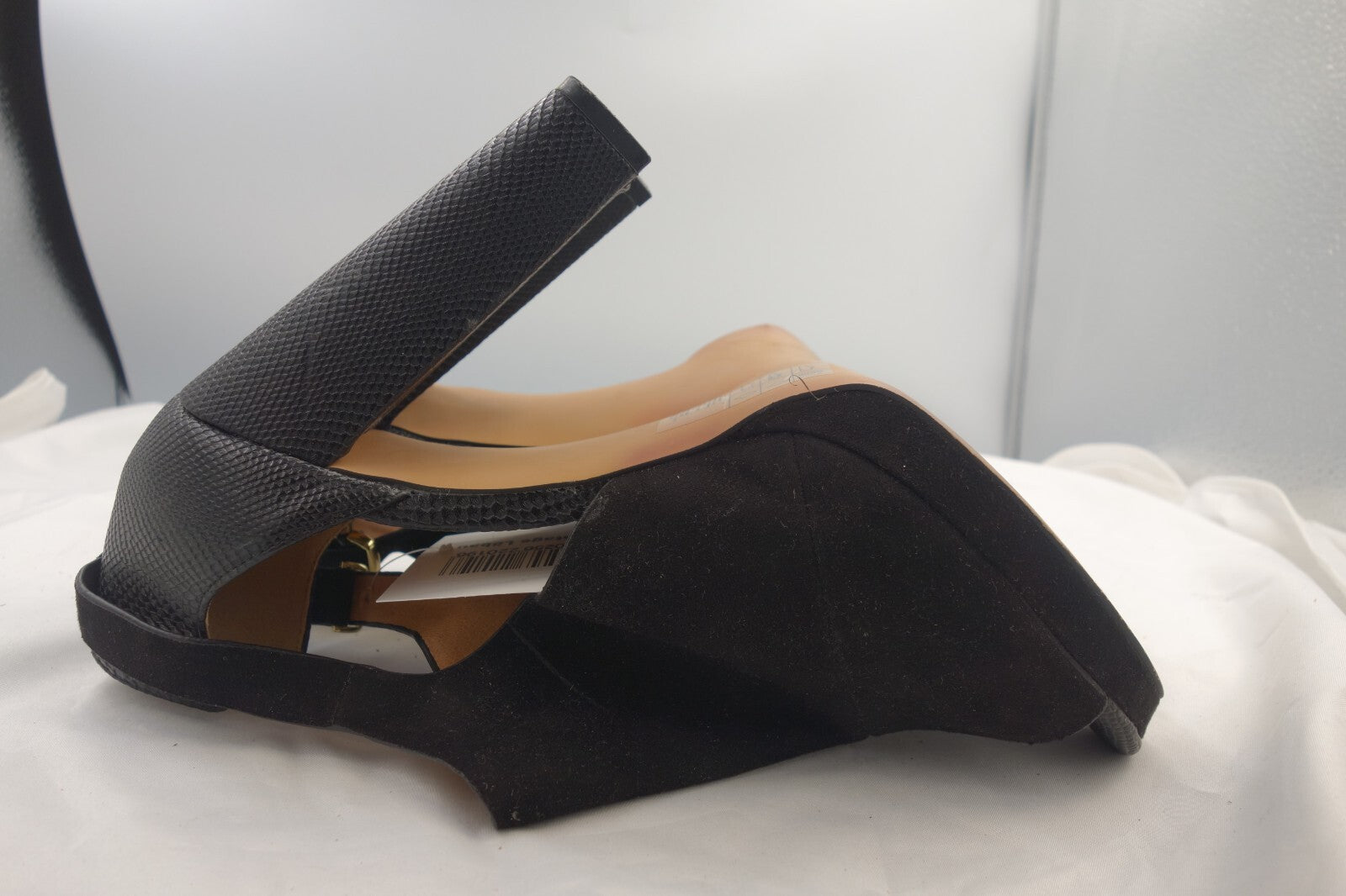 ES0032 Damen Sandalen von H&M, schwarz, Gr. 405
