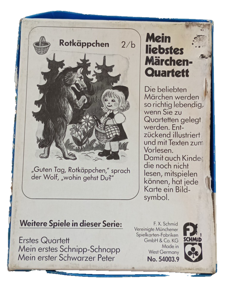 EB3604 Mein Liebstes Märchen Quartett Spiel2