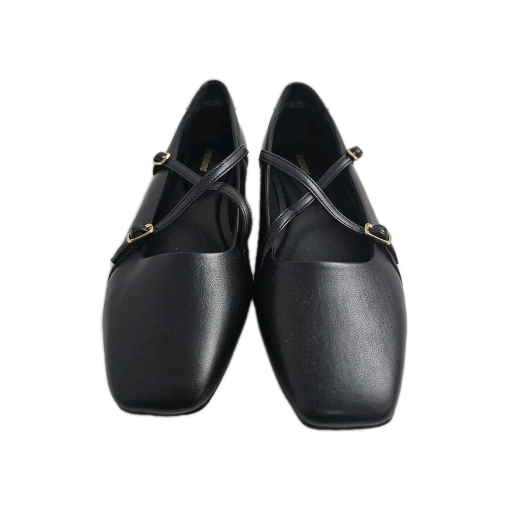ES173 Damen Ballerina Schuhe Graceland Gr.42 Schwarz0