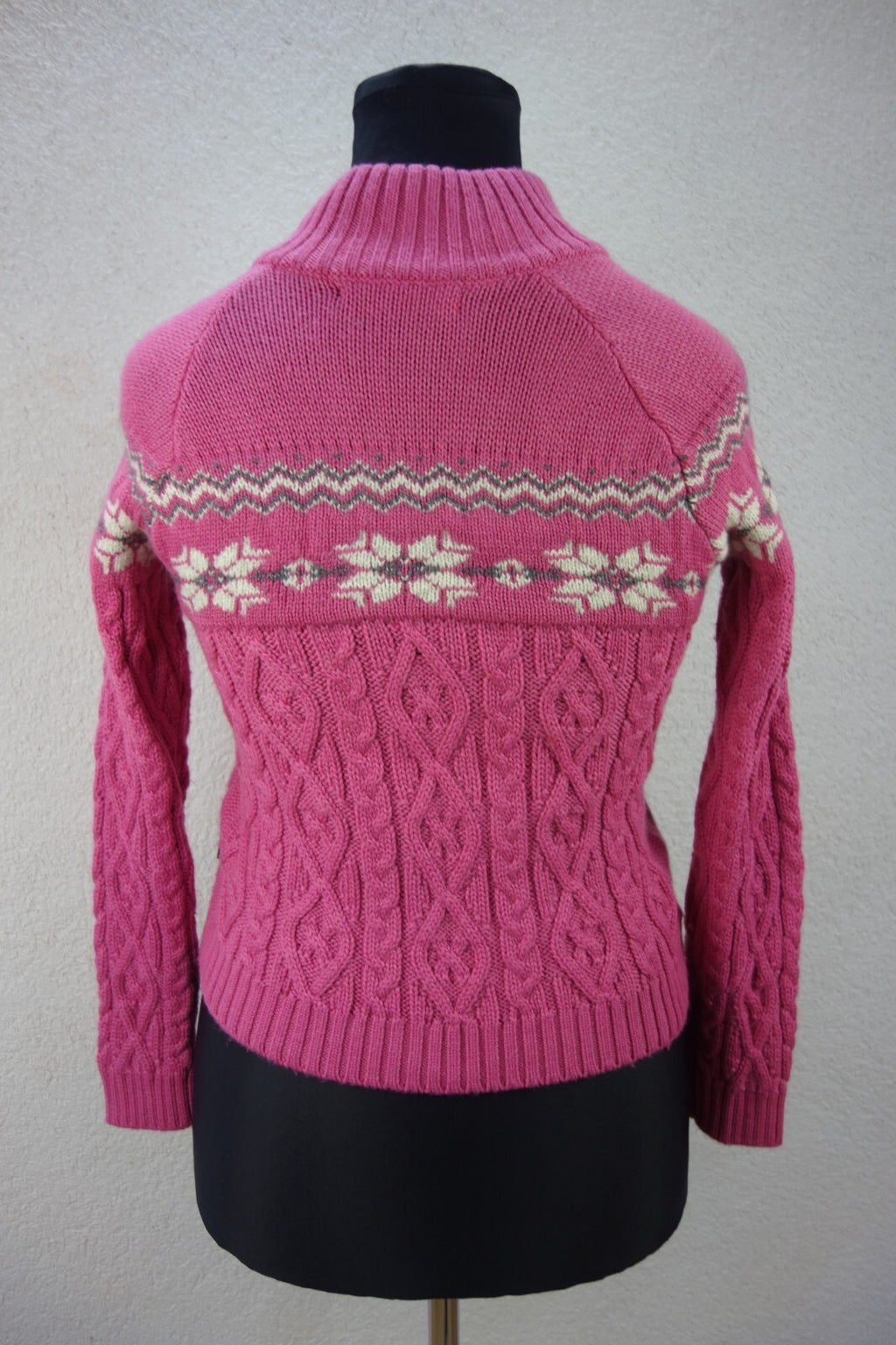 EK3008 Damen Wollpullover von Newland, pink, Gr. S3