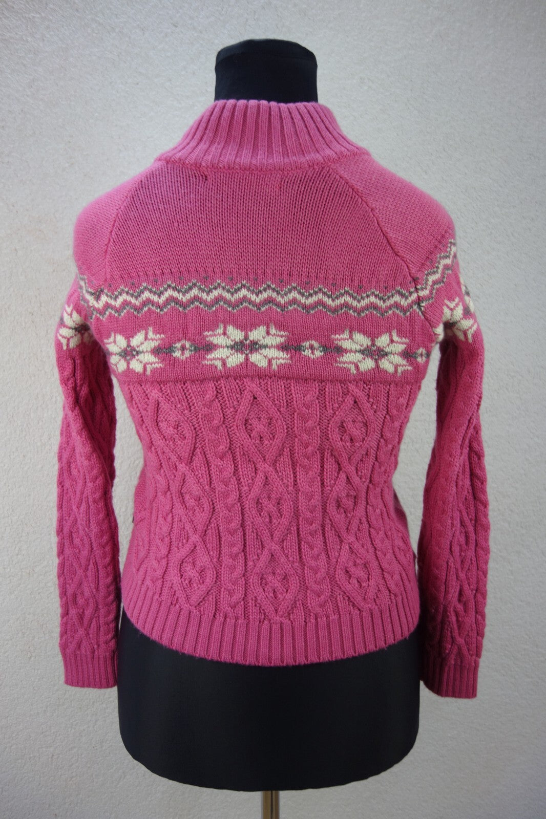 EK3008 Damen Wollpullover von Newland, pink, Gr. S3