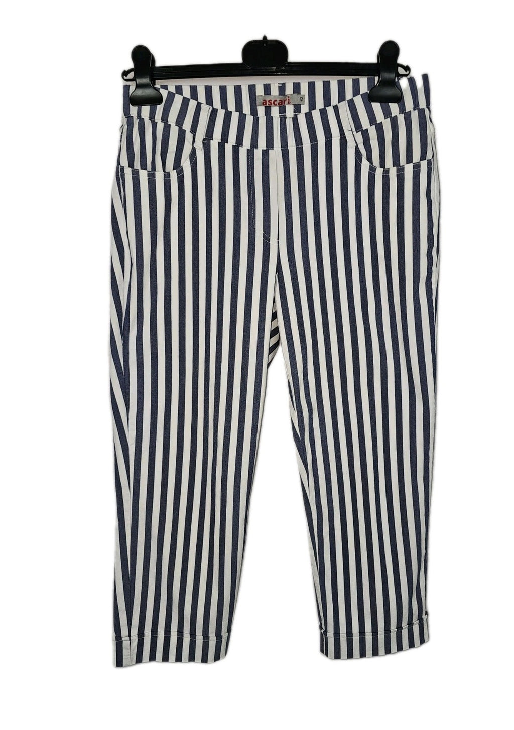EK9857 Dame  Hose von Ascari, weiß-blau, Gr.420