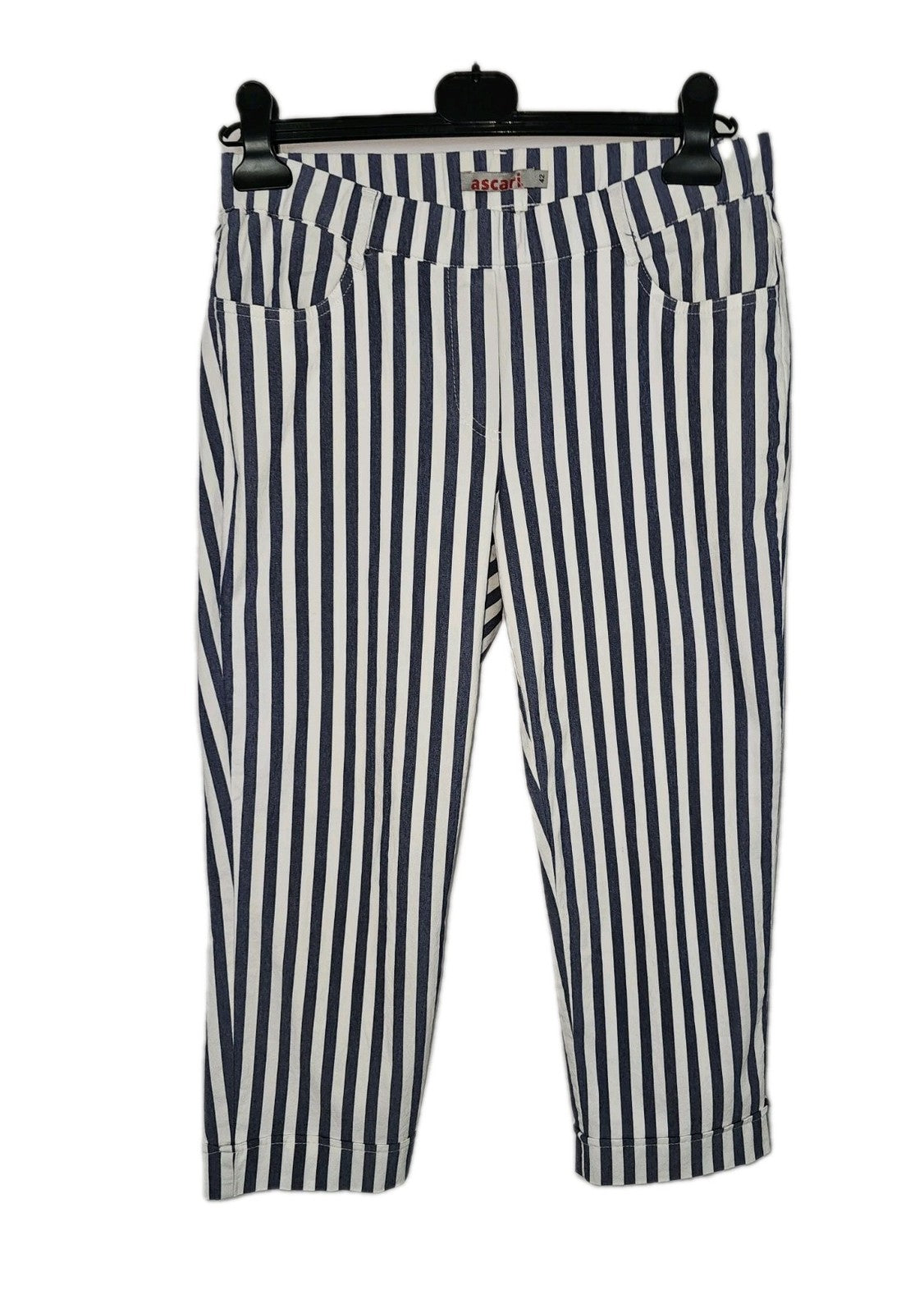 EK9857 Dame  Hose von Ascari, weiß-blau, Gr.420