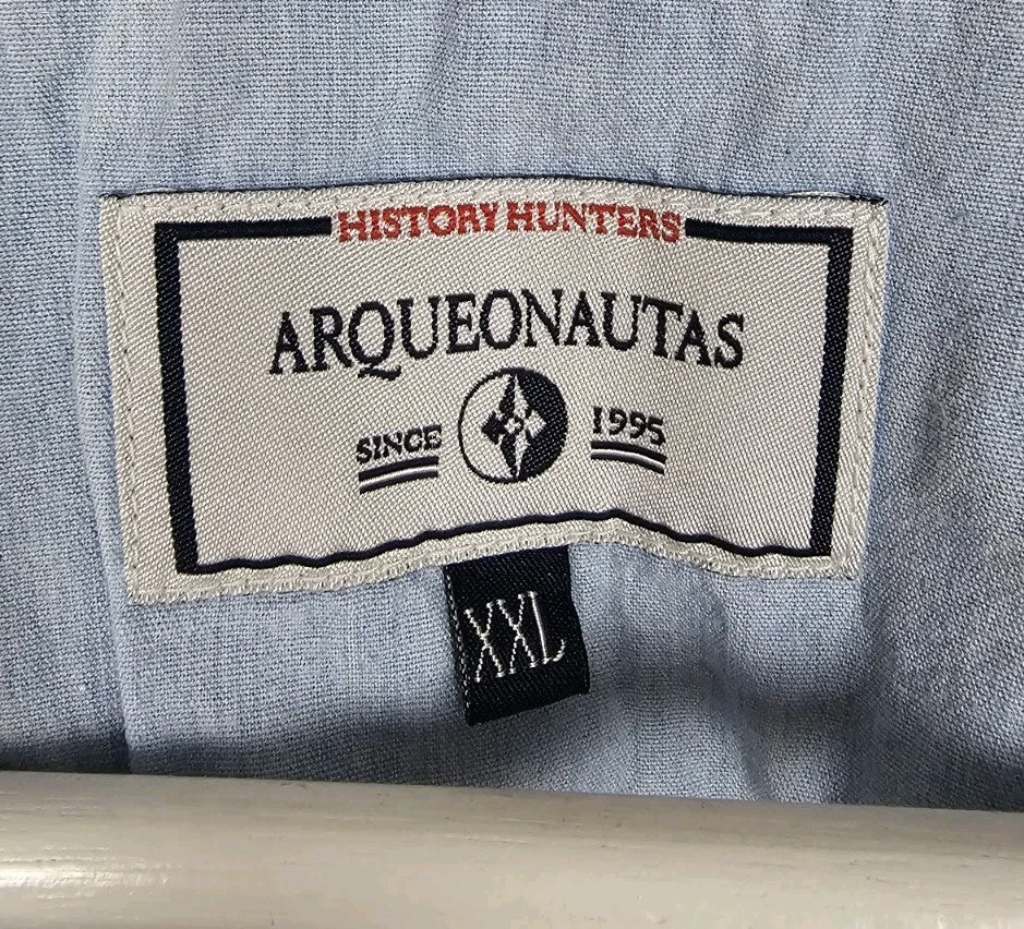 EK10521 Herren Hemd Arqueonautas Gr.XXL Orange Karriert1