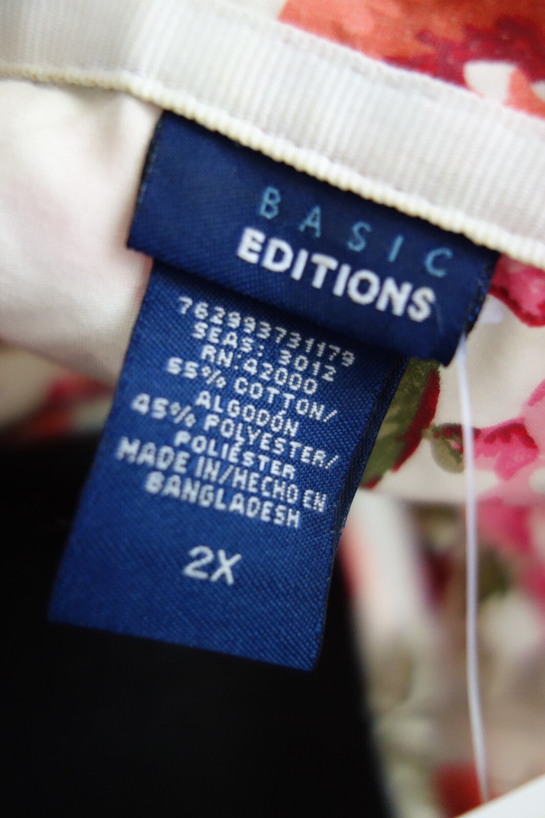 EK4270 Damen Bluse von Basic Editions, weiß, Gr.2XL3