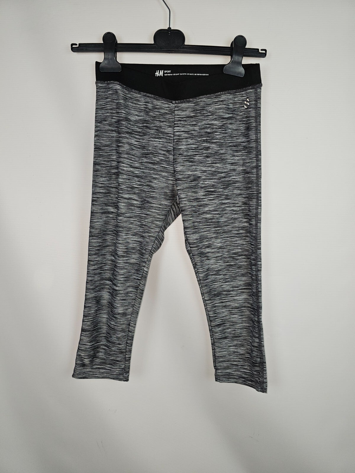 EK6389 Mädchen Leggins von H&M, Grau, Gr.:158/1640