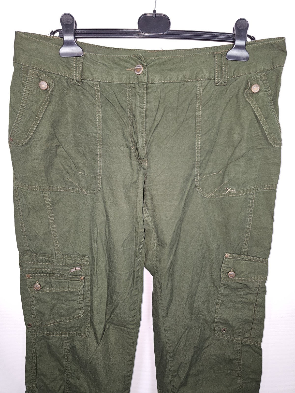 EK9724 Damen Cargo Jeans von C&A, Grün, Gr. 441