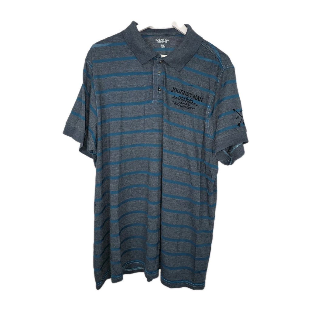 EK10938 Herren T-Shirt von Identic, grau-blau, Gr.3XL0