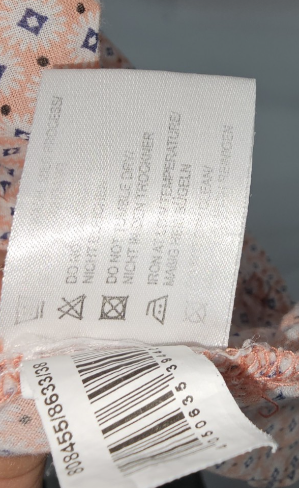 EK1846 Damen Bluse von Zero, Lachsfarbend, Gr. 384