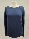 EK5897 Damen Langarmshirt von Street One, blau/weiß, Gr. 340
