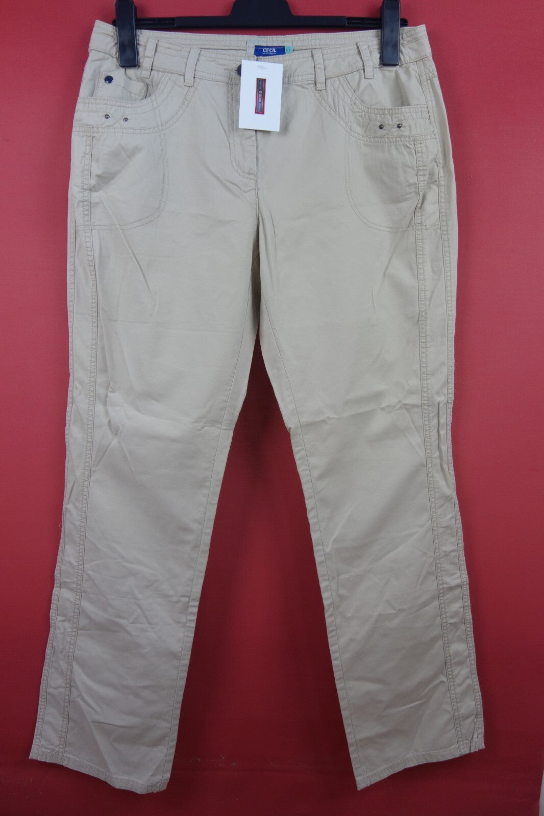 EK3215 Damen Hose von Cecil, beige, Gr. 340